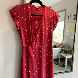 Rails wrap dress